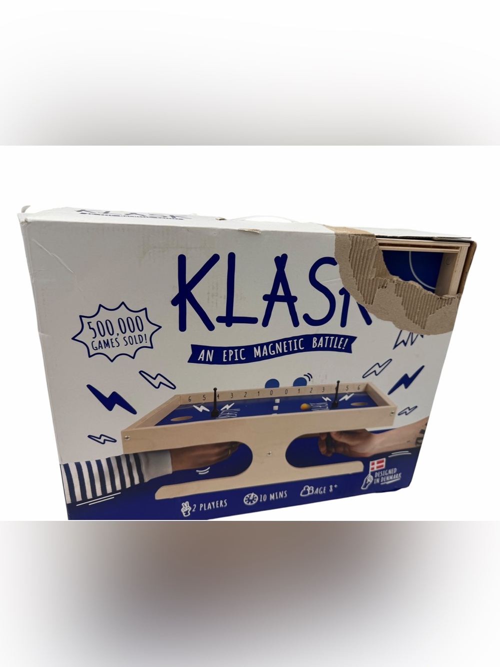 KLASK Board Game An Epic Magnetic Battle 2-player Kids & Adults Denmar